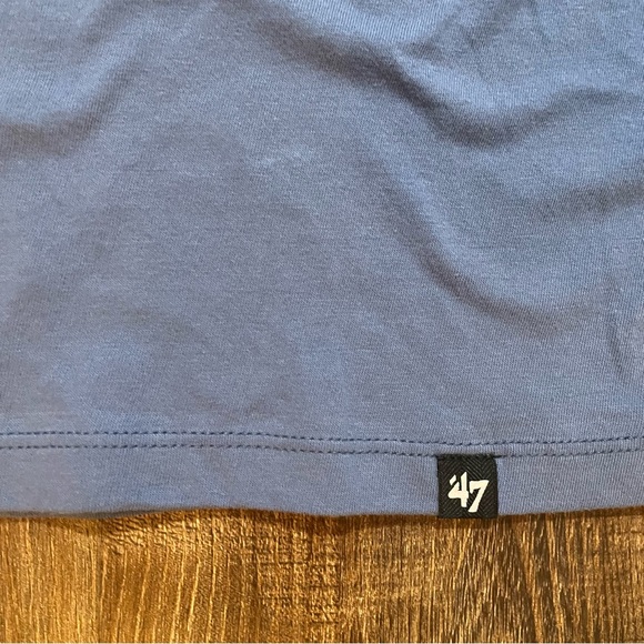 47 Brand Blue and Red Giants Short Sleeve Tee - Picture 4 of 8